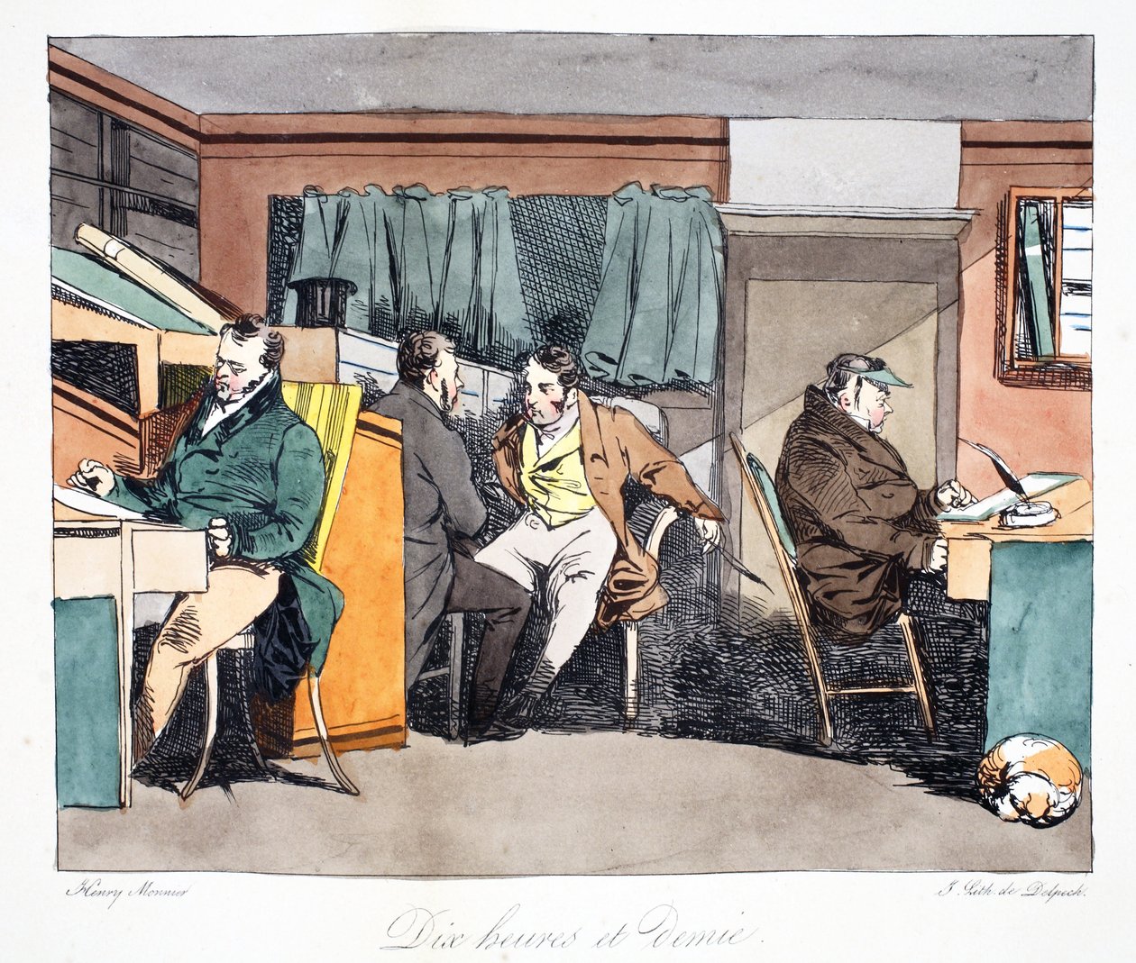 Dix heures et demie, illustrazione da 