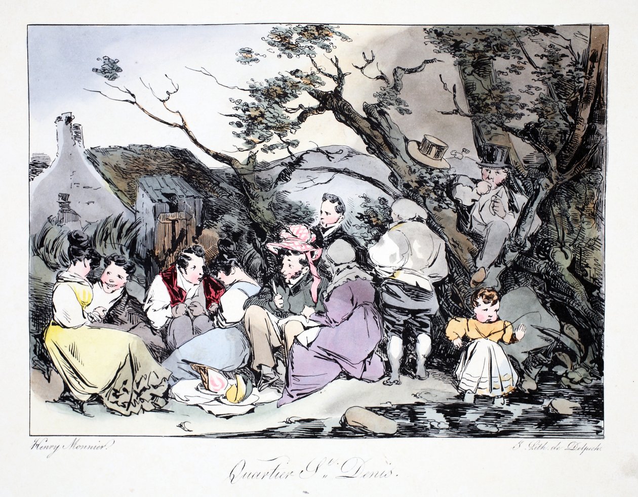 Quartiere St. Denis, illustrazione da 