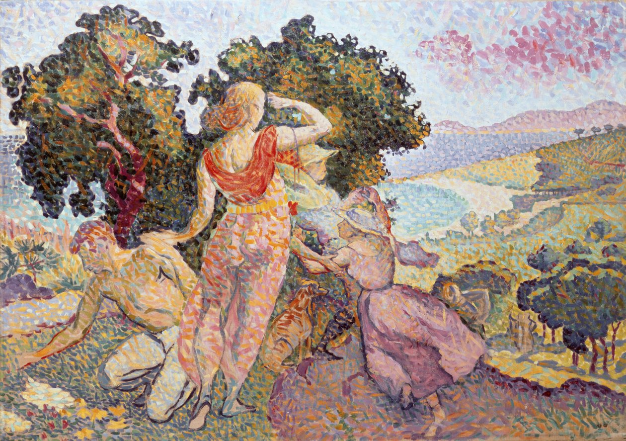 Gli escursionisti, 1894 da Henri Edmond Cross