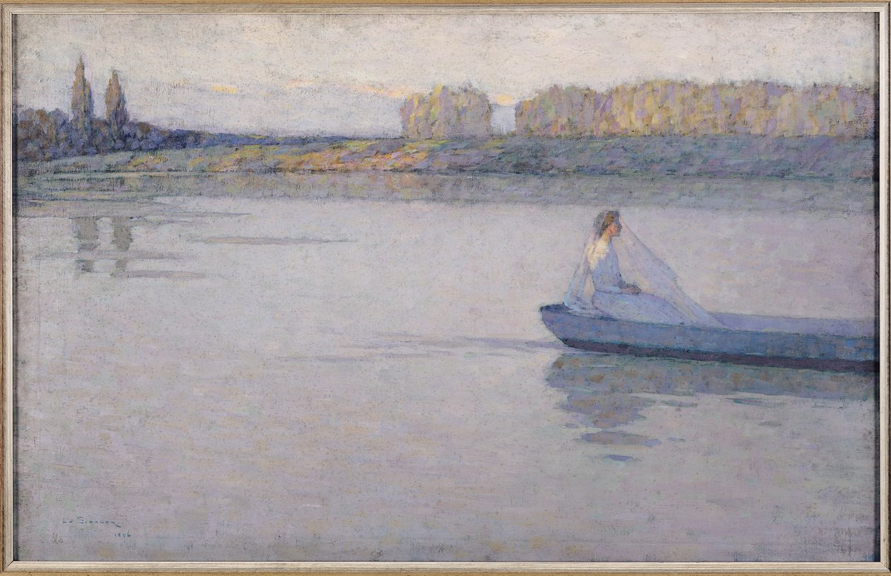 Sul fiume, mattina, 1896 da Henri Eugene Augustin Le Sidaner