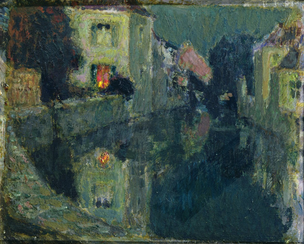 Il Canale di Notte da Henri Eugene Augustin Le Sidaner