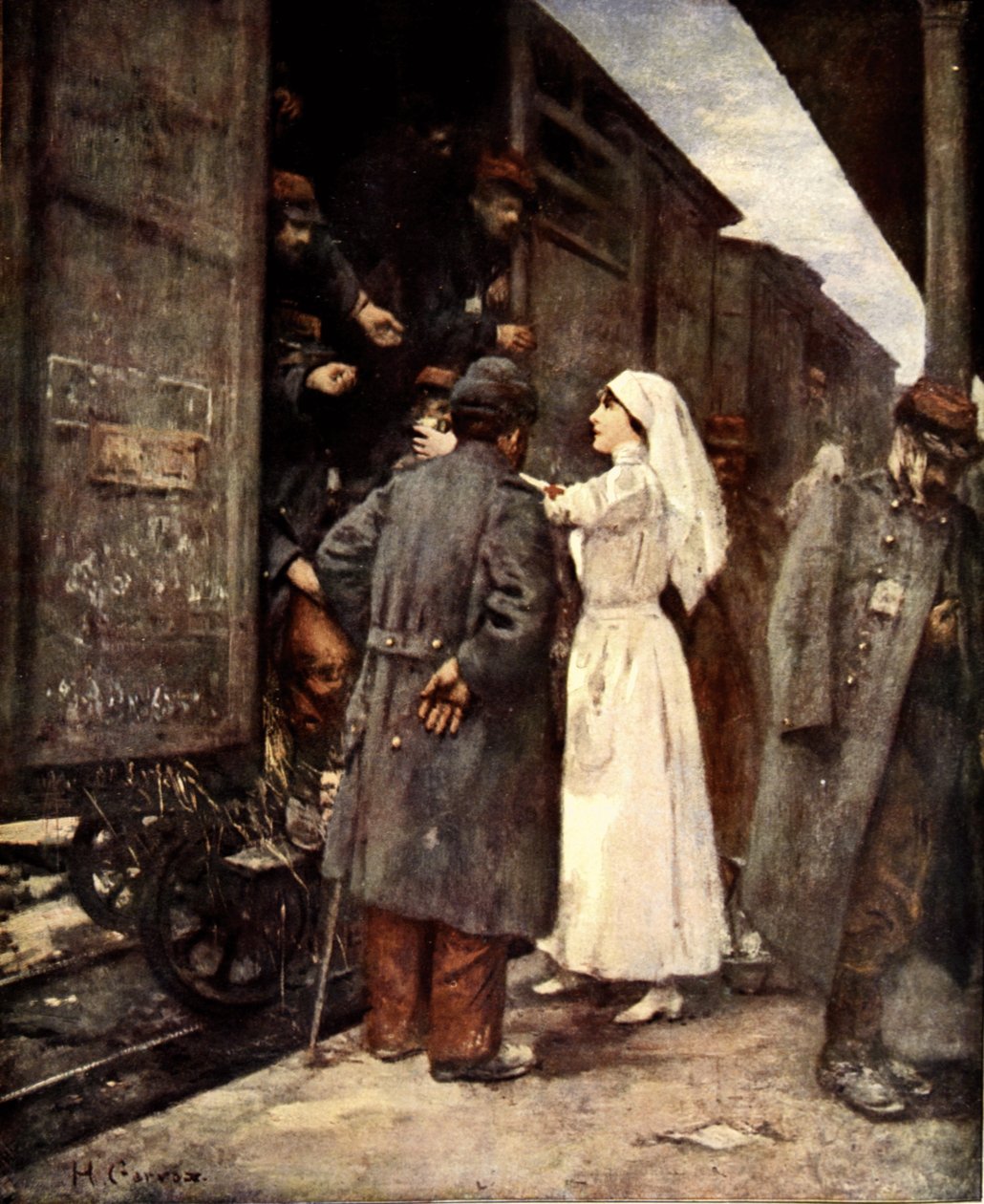 Treno dei feriti, 1915 da Henri Gervex