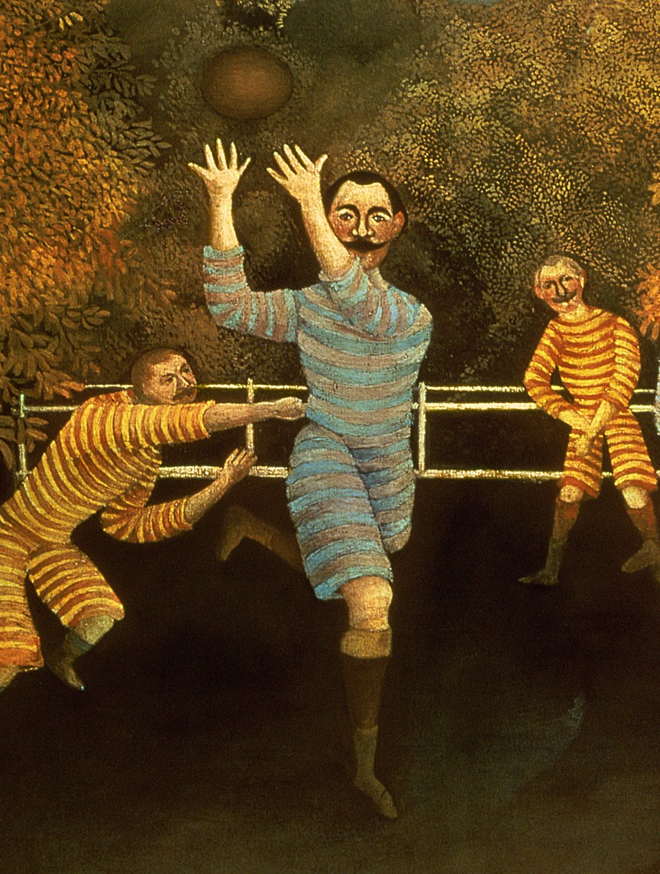 I giocatori di calcio, 1908 (dettaglio) da Henri Rousseau