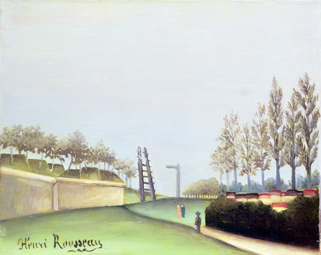 Vista dalla Porte de Vanves, Parigi, 1909 da Henri Rousseau