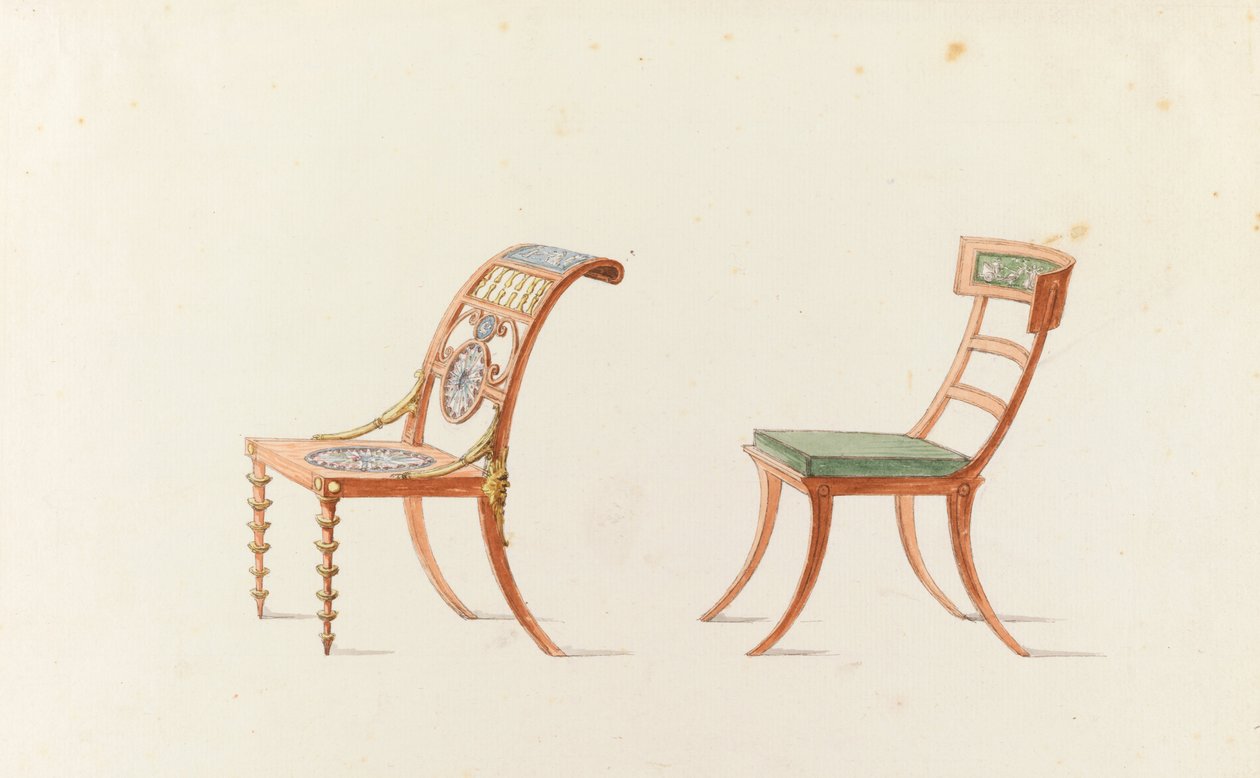 Sedie (2) da Nicolas Henri Jacob