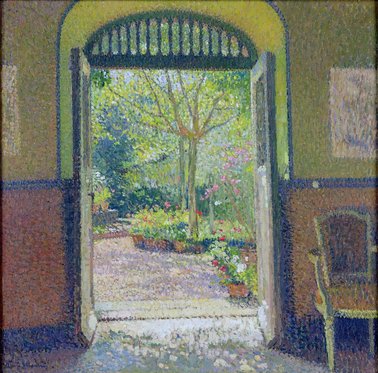 Un giardino al sole da Henri Martin