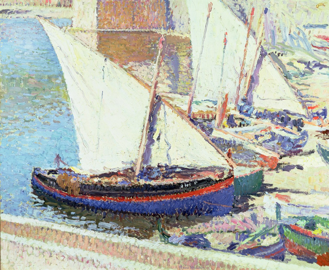 Barche da pesca da Henri Martin