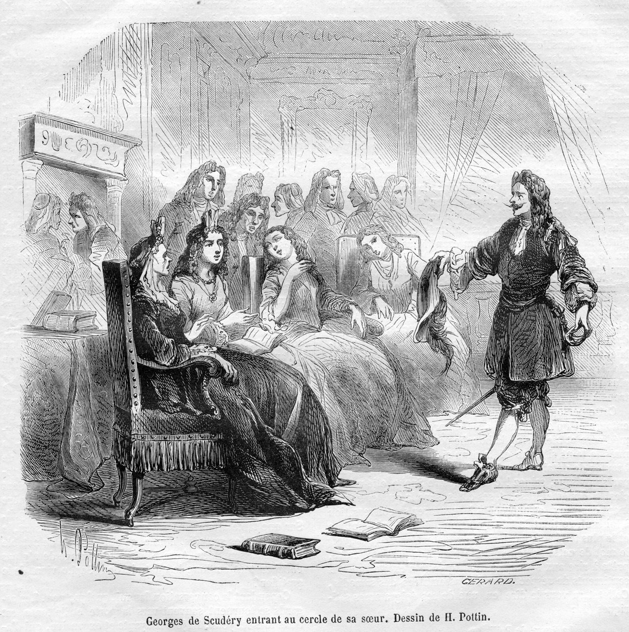 incisione da Henri Pottin