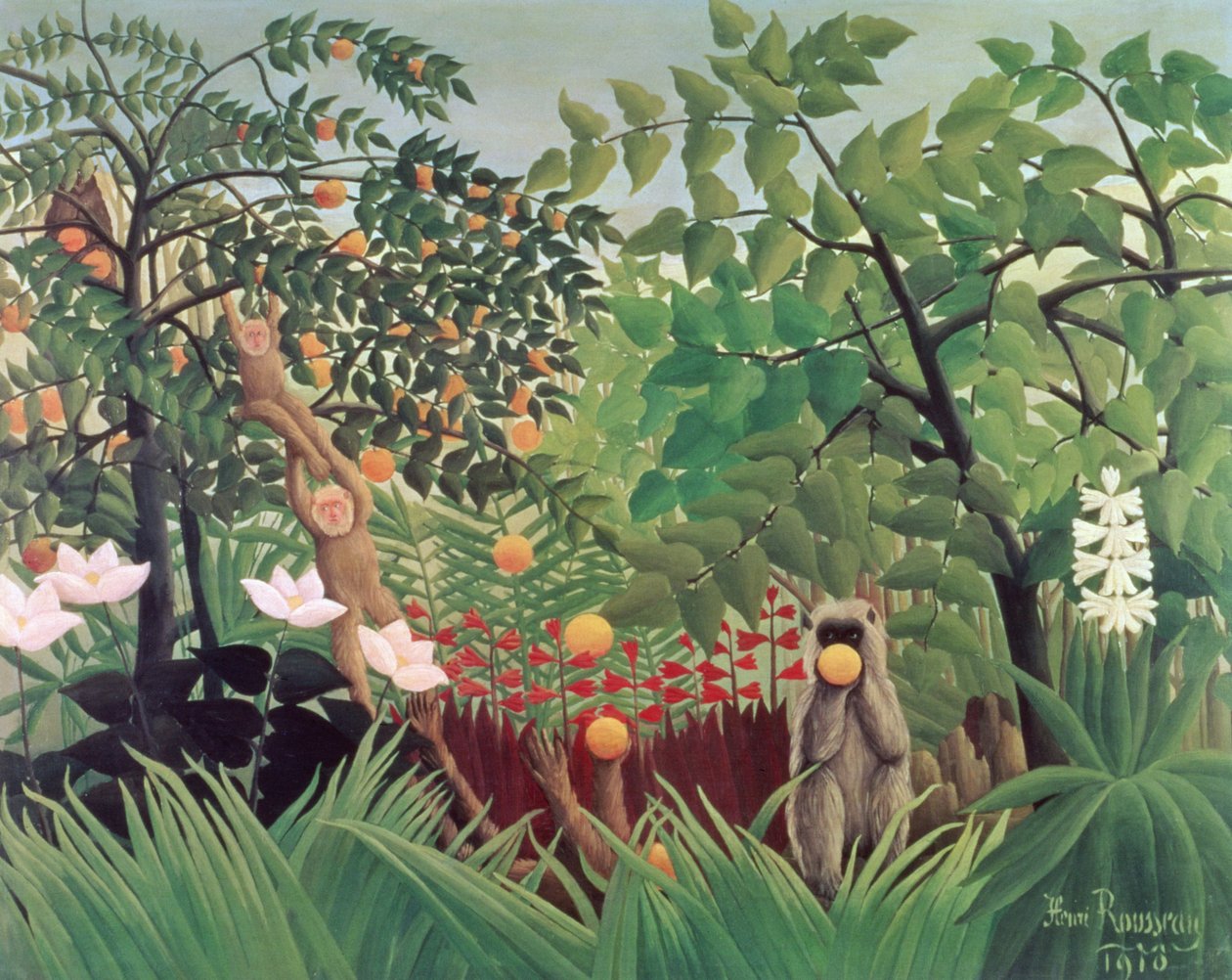 Paesaggio esotico da Henri Rousseau