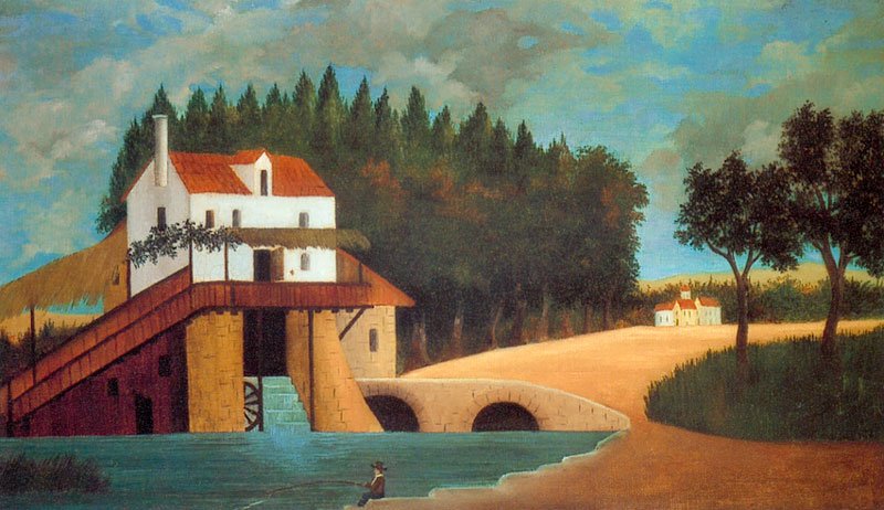 Il mulino da Henri Rousseau