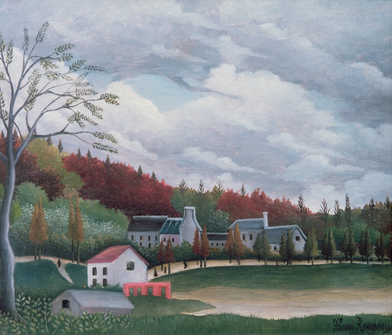 La Bievre a Gentilly, c.1895 da Henri Rousseau