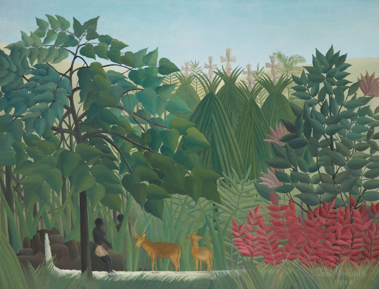 La cascata da Henri Rousseau