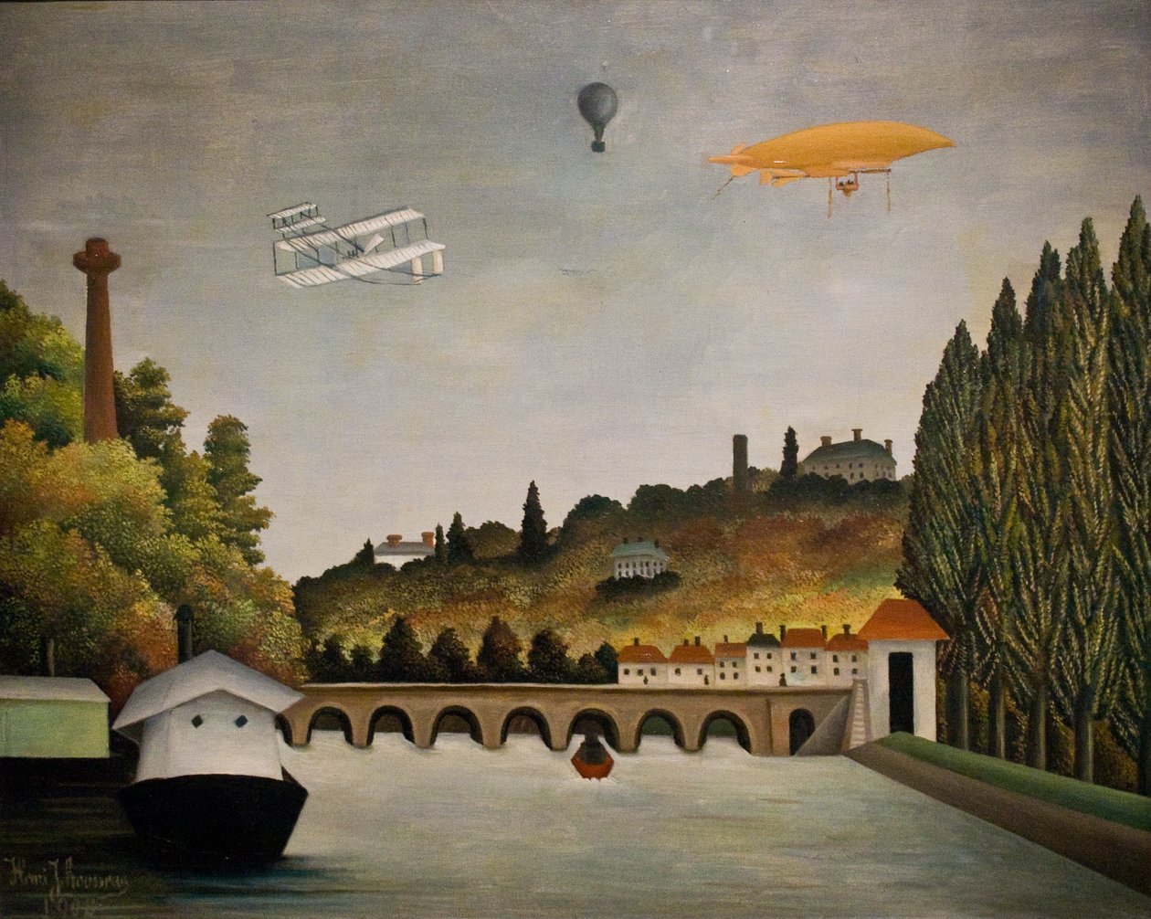 Veduta del ponte di Sèvres da Henri Rousseau