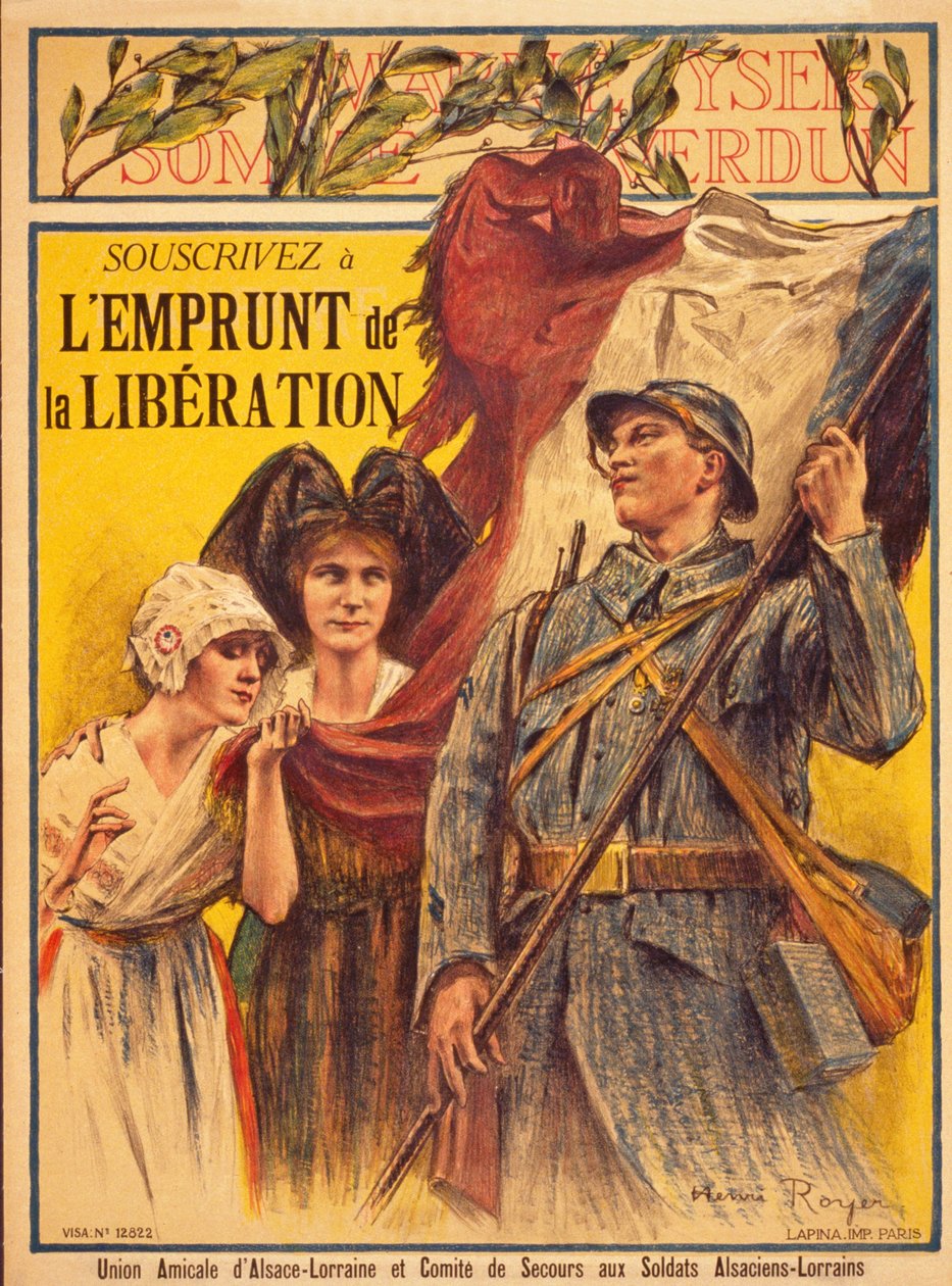 Sottoscrivete al Prestito della Liberazione, c.1917 da Henri Royer