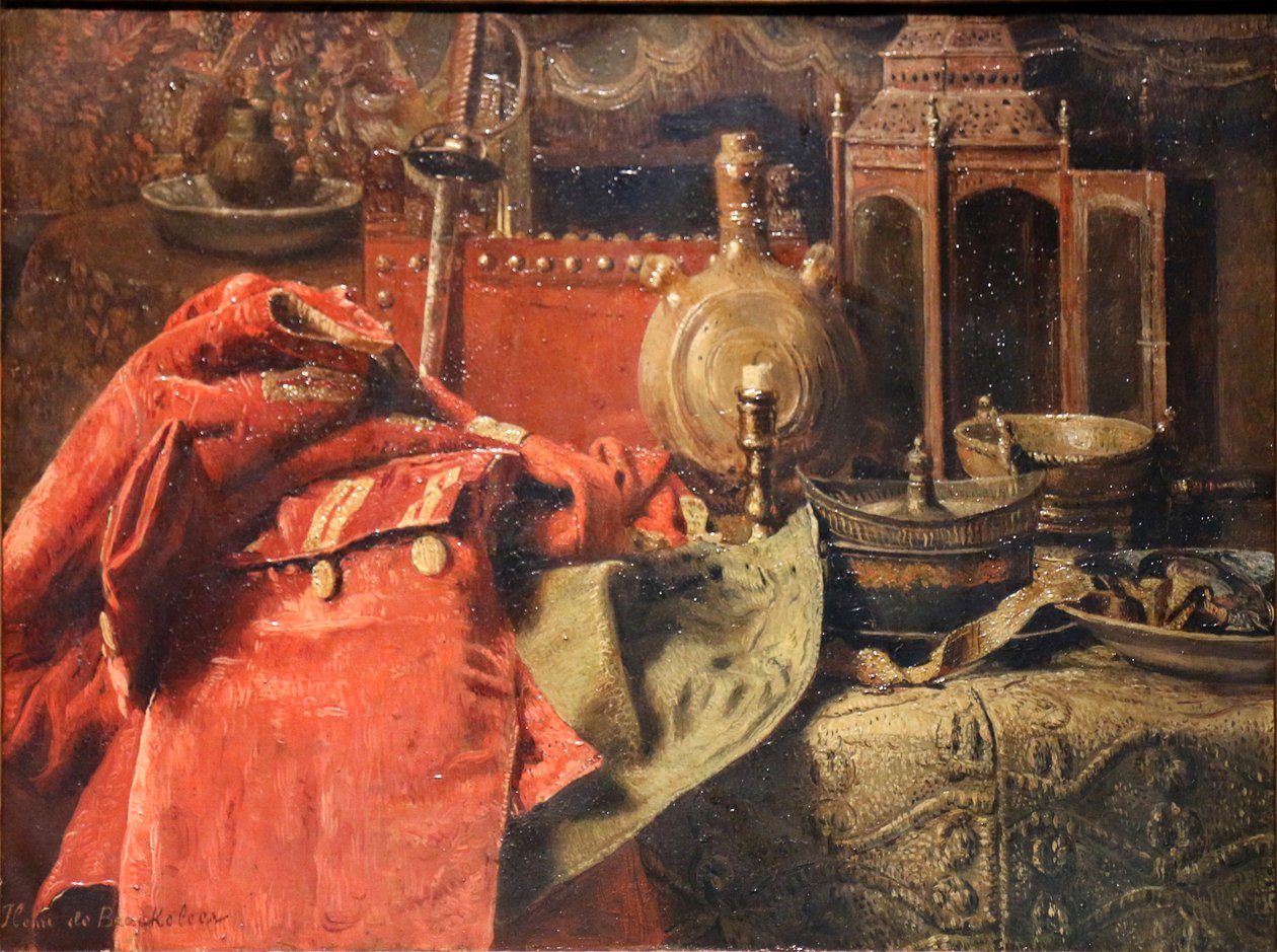 Il cappotto rosso da Henri de Braekeleer