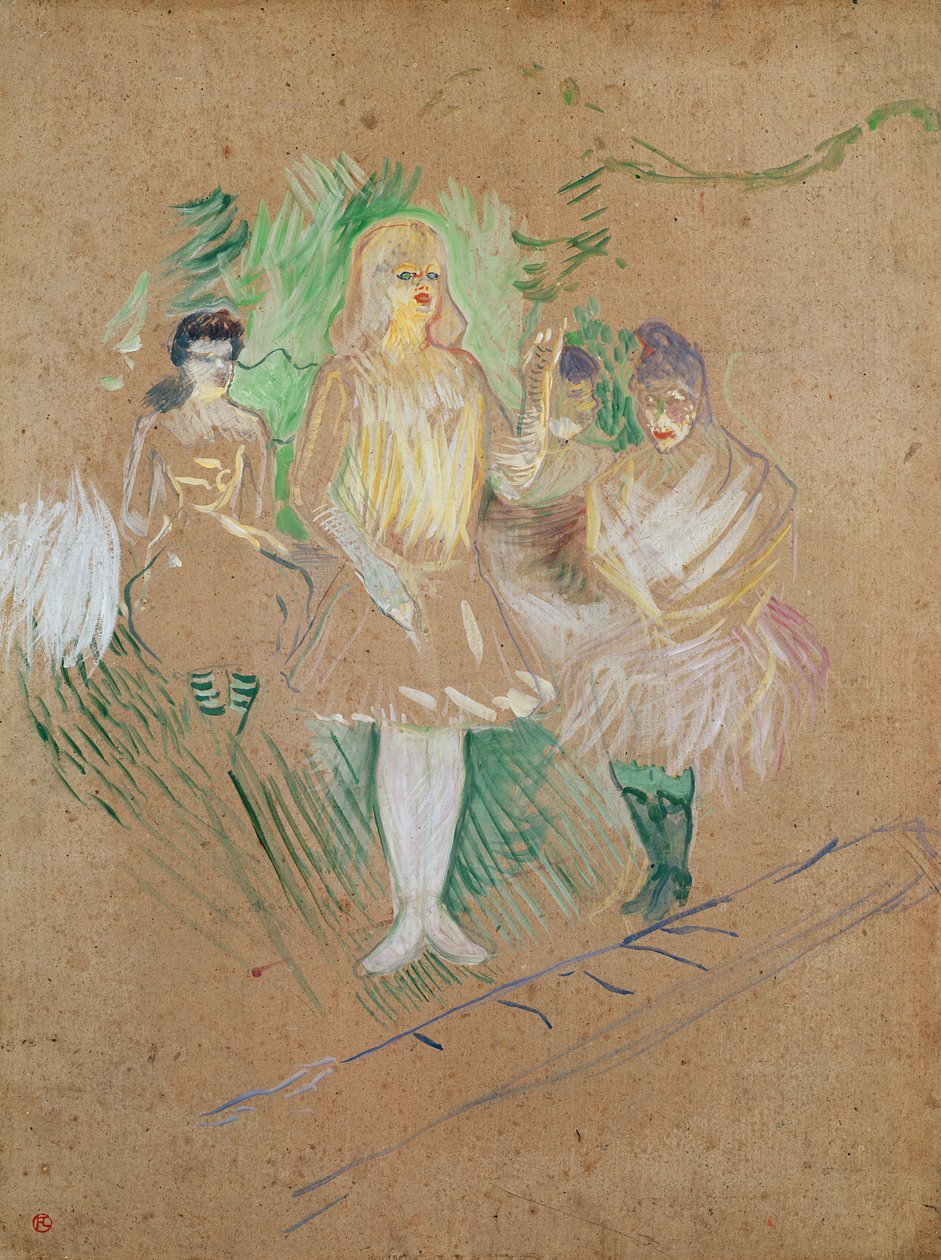 Tre figure al Folies-Bergère, 1894 da Henri de Toulouse Lautrec