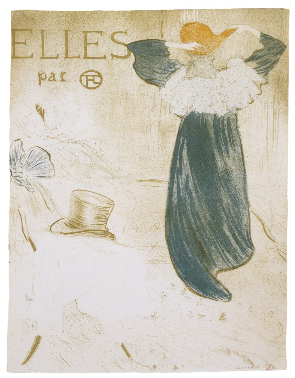 Frontespizio da Elles, 1896 da Henri de Toulouse Lautrec