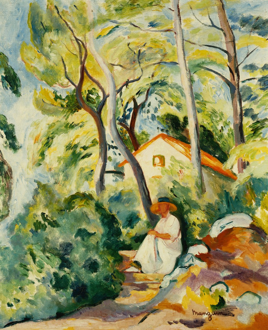 La Breste, Maison Rouge, dintorni di Marsiglia da Henri Charles Manguin