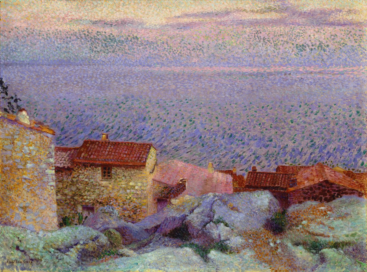 Paesaggio costiero da Henri Edmond Cross
