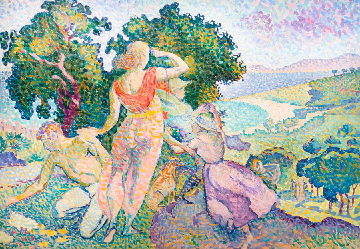 Gli escursionisti da Henri Edmond Cross