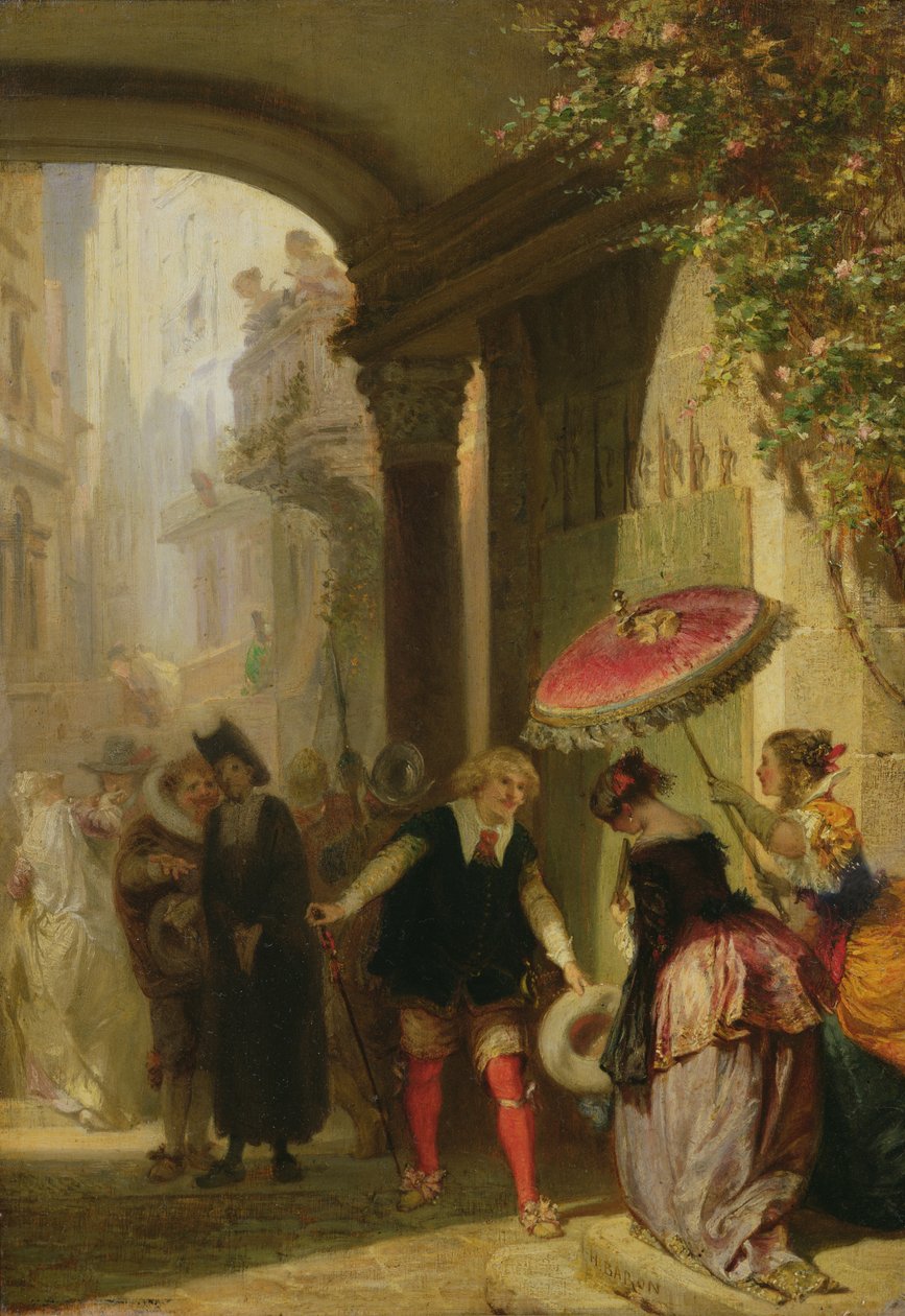 Una strada a Granada da Henri Baron