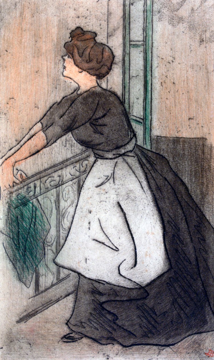 Cameriera, c1871-1919 da Henri Boutet