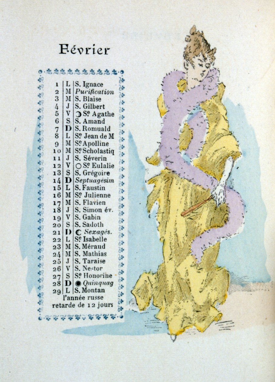 Febbraio da Henri Boutet