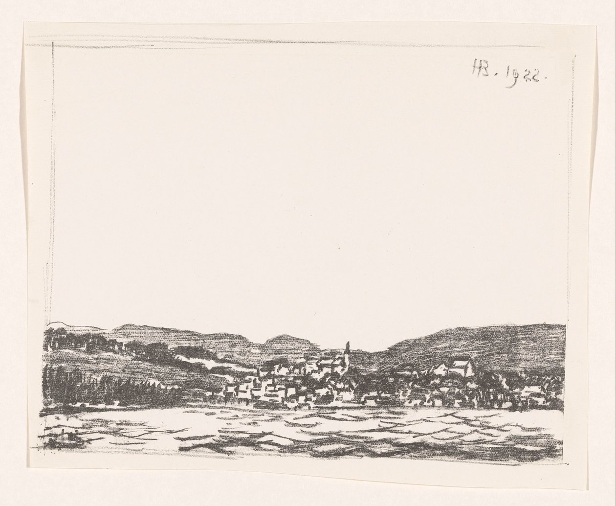 Luogo sul lago di Starnberg da Henri Braakensiek
