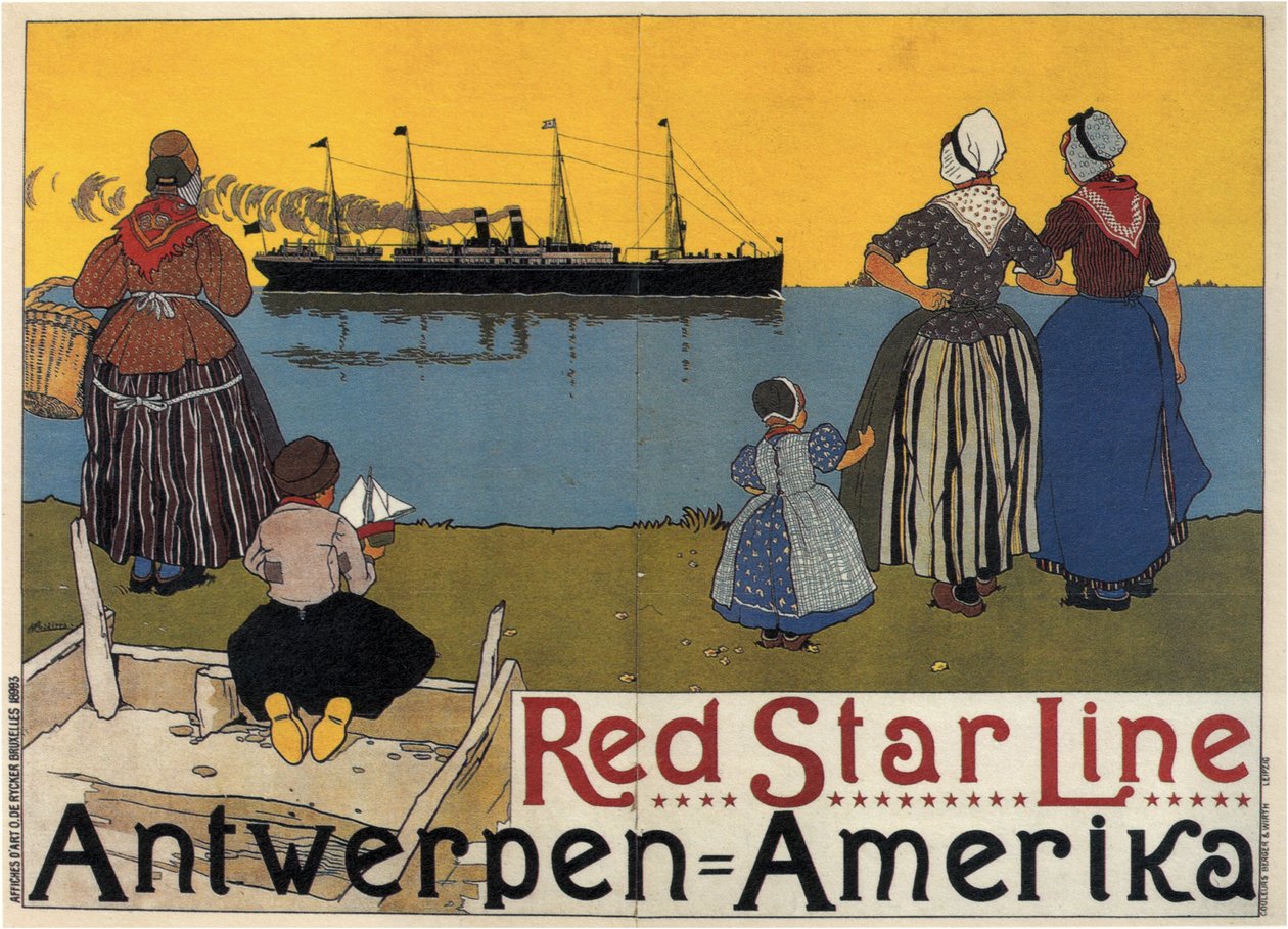 Red Star Line, 1899 da Henri Cassiers