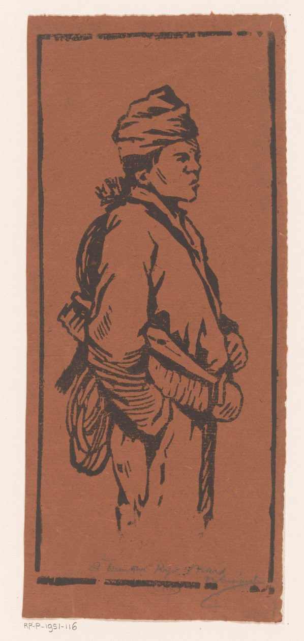 Spazzacamino da Henri Charles Guérard (signed by artist)