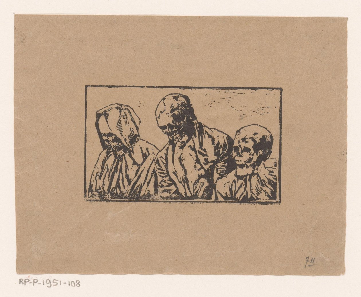 Tre morti da Henri Charles Guérard