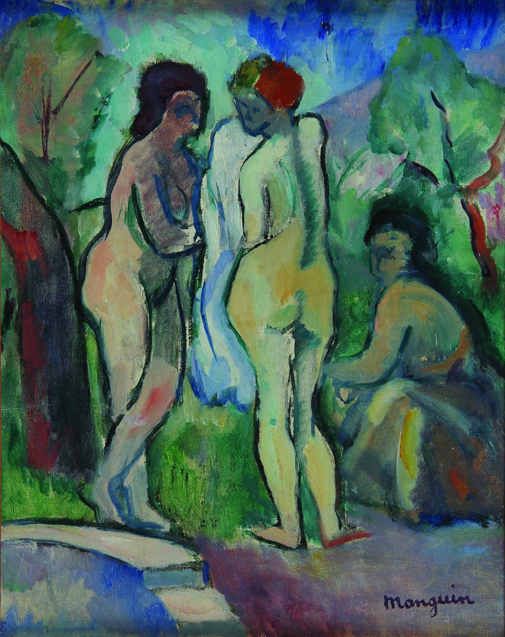 Les baigneuses da Henri Charles Manguin