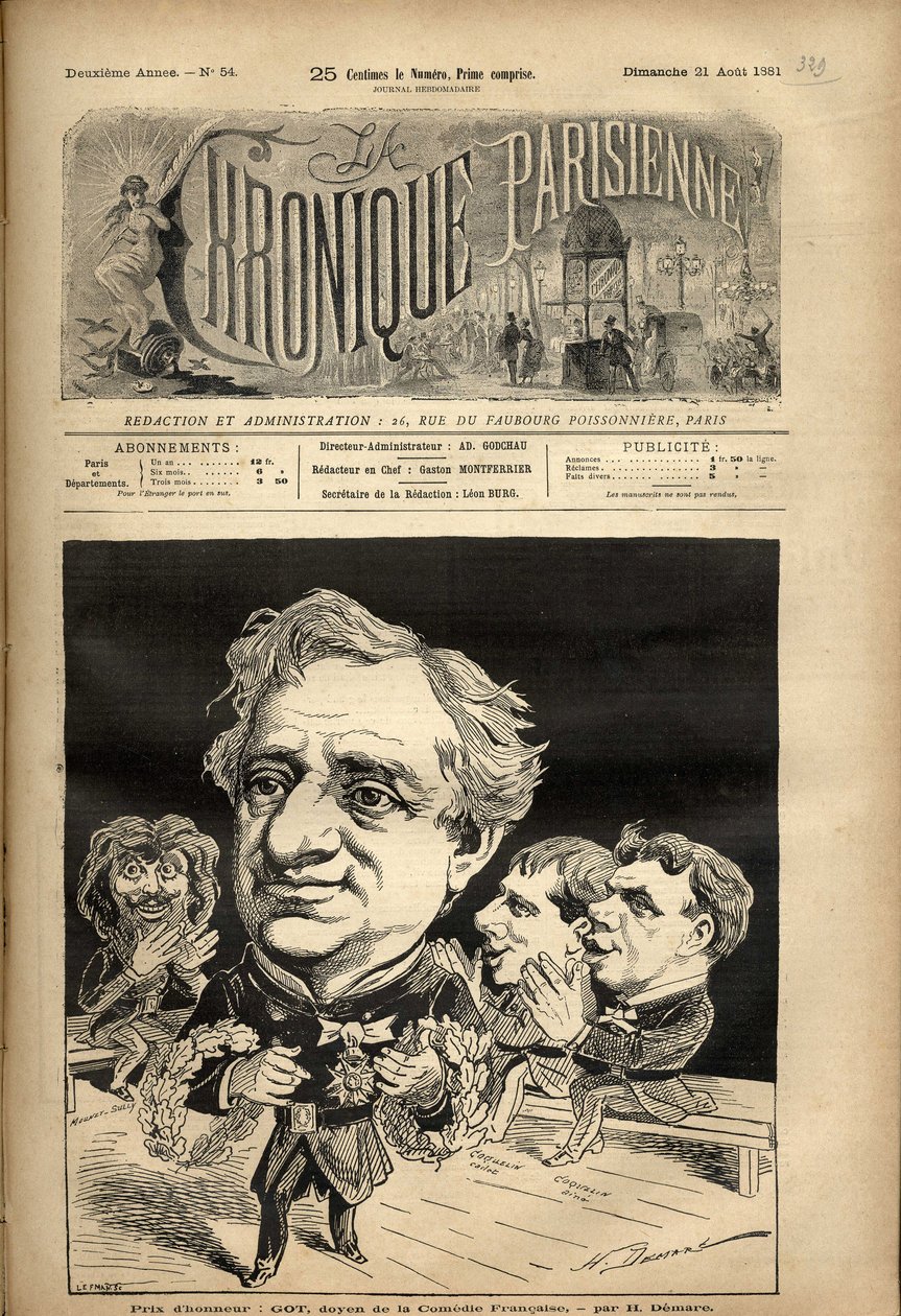Cronaca parigina da Henri Demare