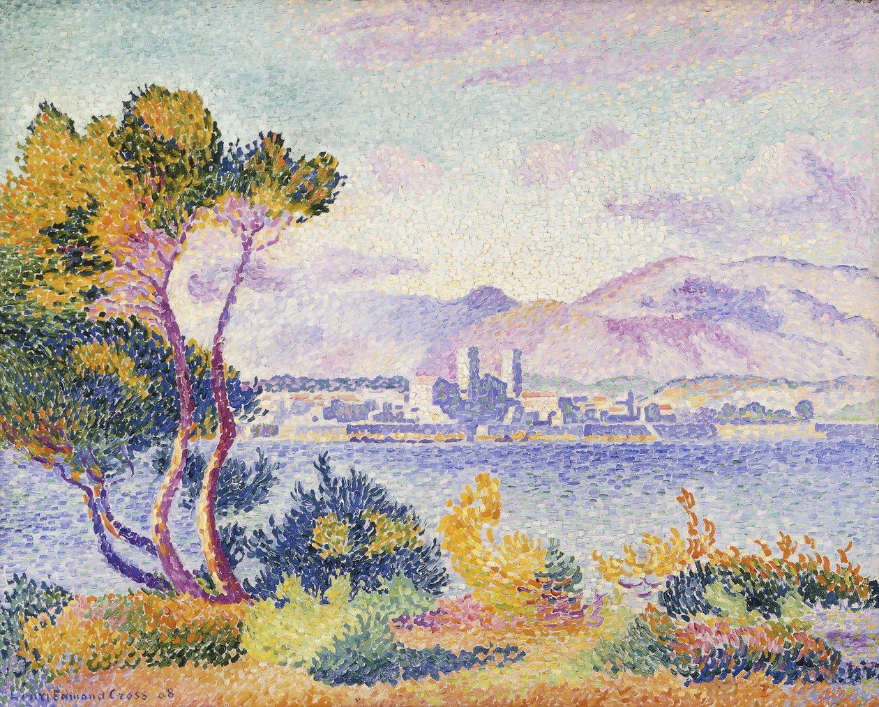 Antibes, pomeriggio, 1908 da Henri Edmond Cross