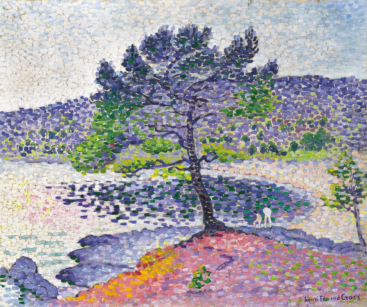 Spiaggia, effetto serale da Henri Edmond Cross