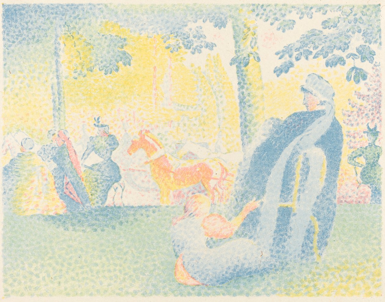 Nel Parco da Henri Edmond Cross
