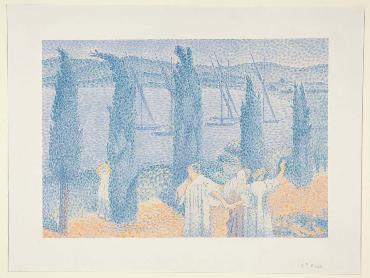 La passeggiata da Henri Edmond Cross