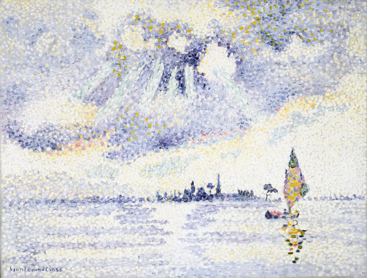 Tramonto sulla laguna, Venezia, c.1903-04 da Henri Edmond Cross