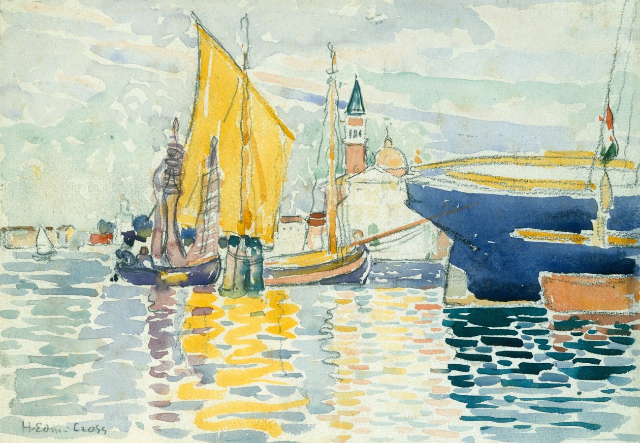 Venezia - La Giudecca, 1903 da Henri Edmond Cross