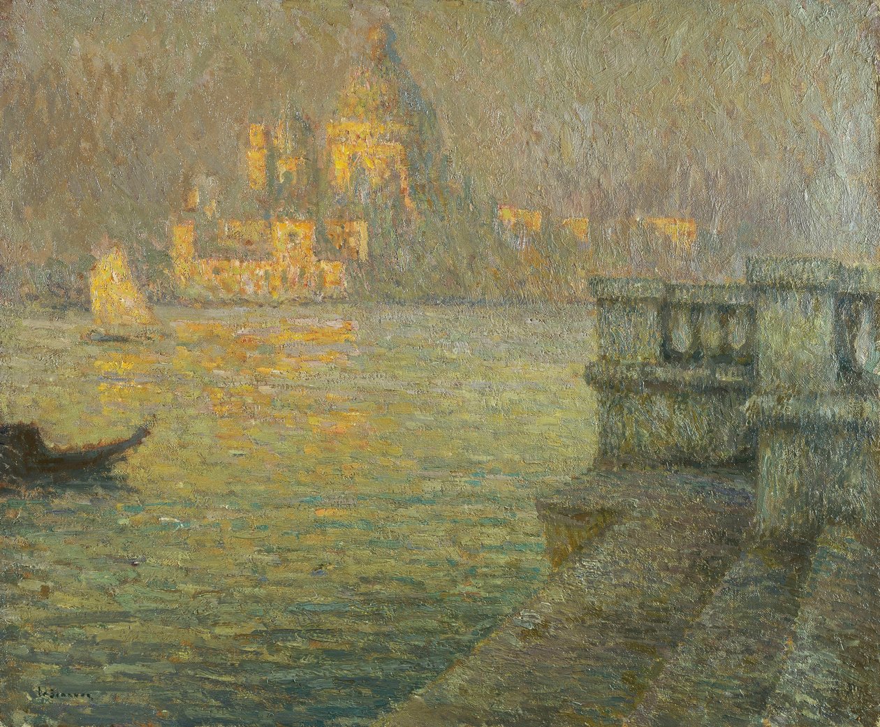 La Salute, Venezia da Henri Eugene Augustin Le Sidaner