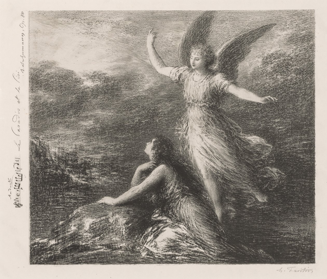 Paradiso e il Peri da Henri Fantin Latour