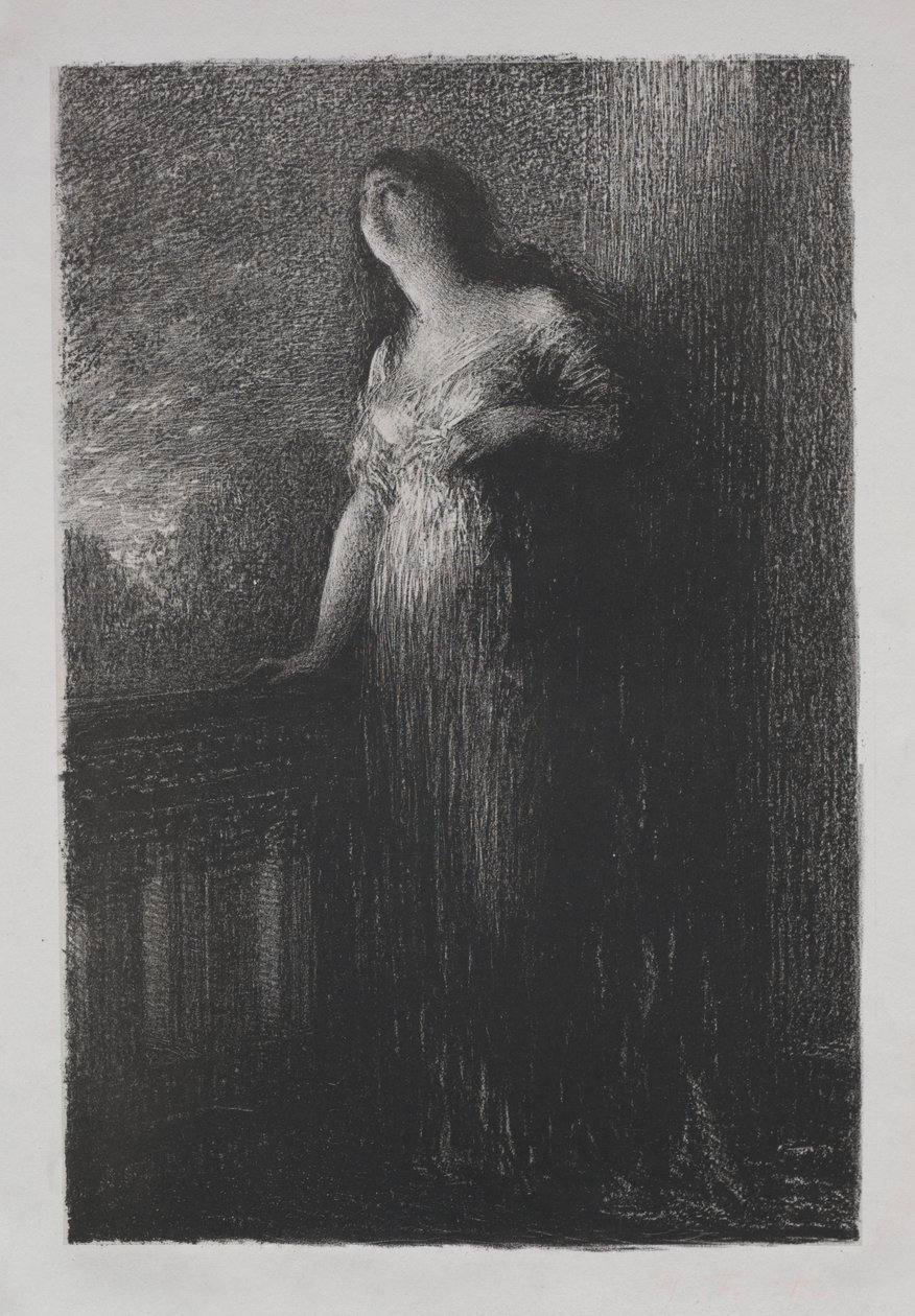 Confidando nella Notte da Ignace Henri Jean Fantin Latour