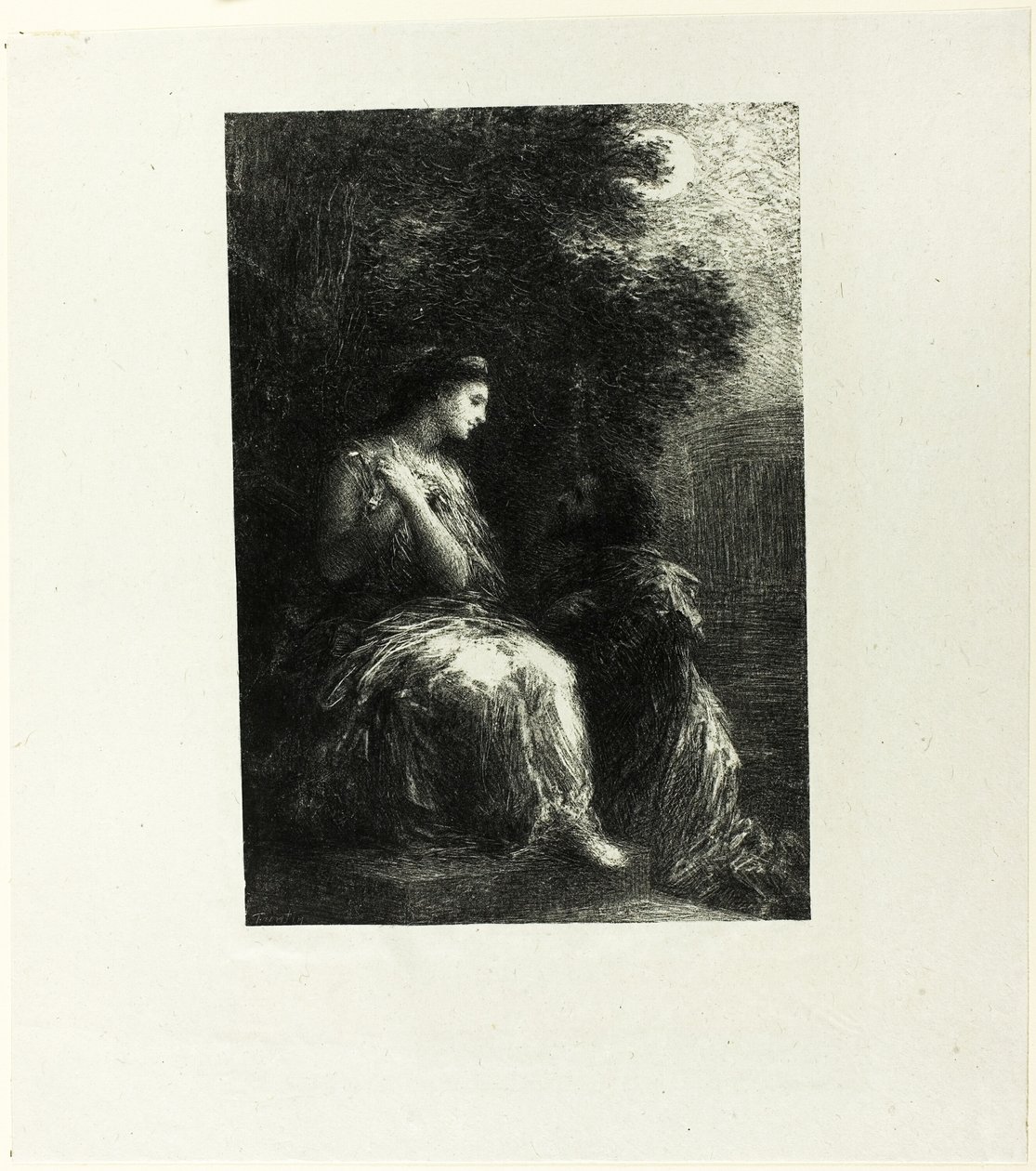 Duetto dei Troiani, settima tavola da Ignace Henri Jean Fantin Latour