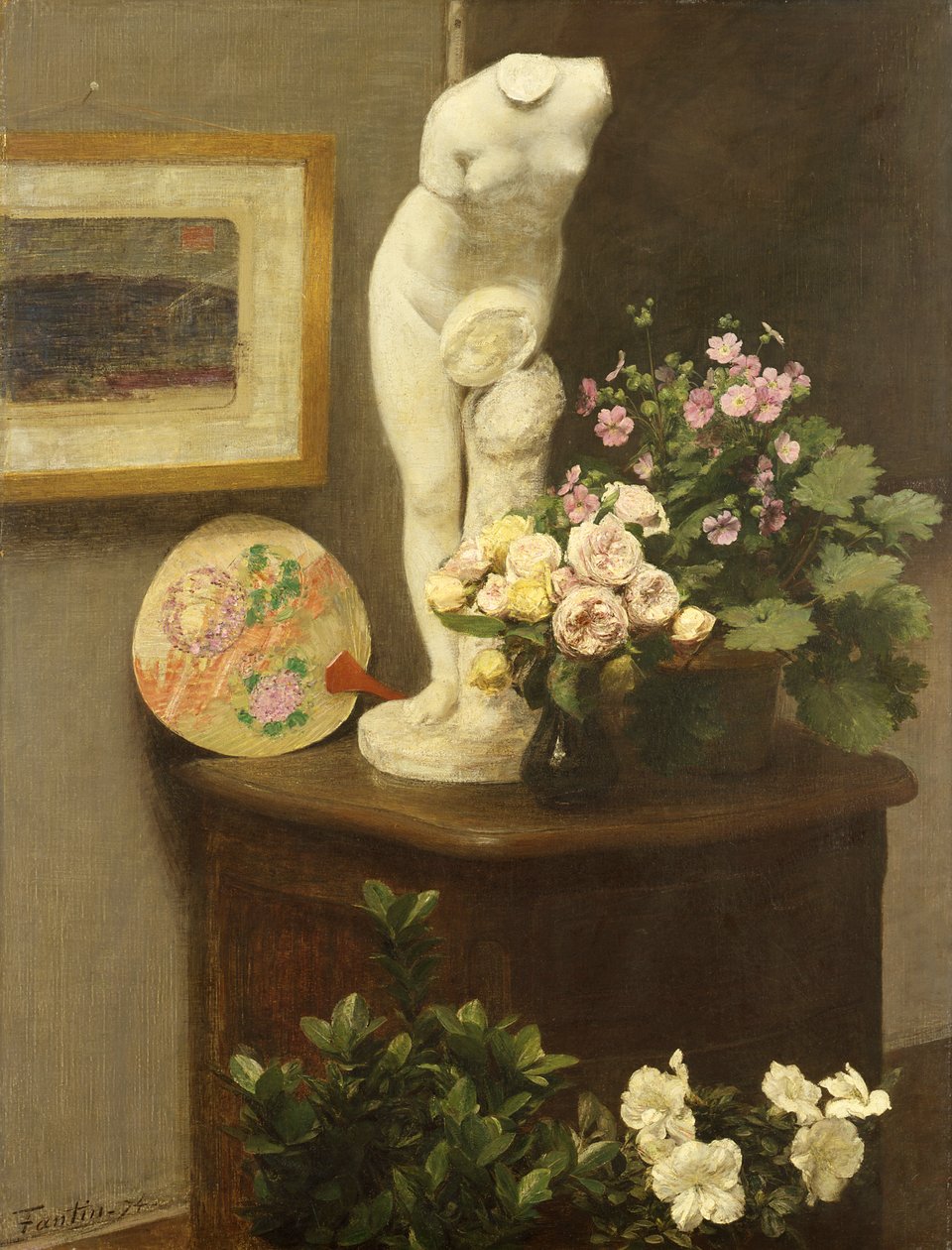 Fiori e oggetti diversi da Ignace Henri Jean Fantin Latour