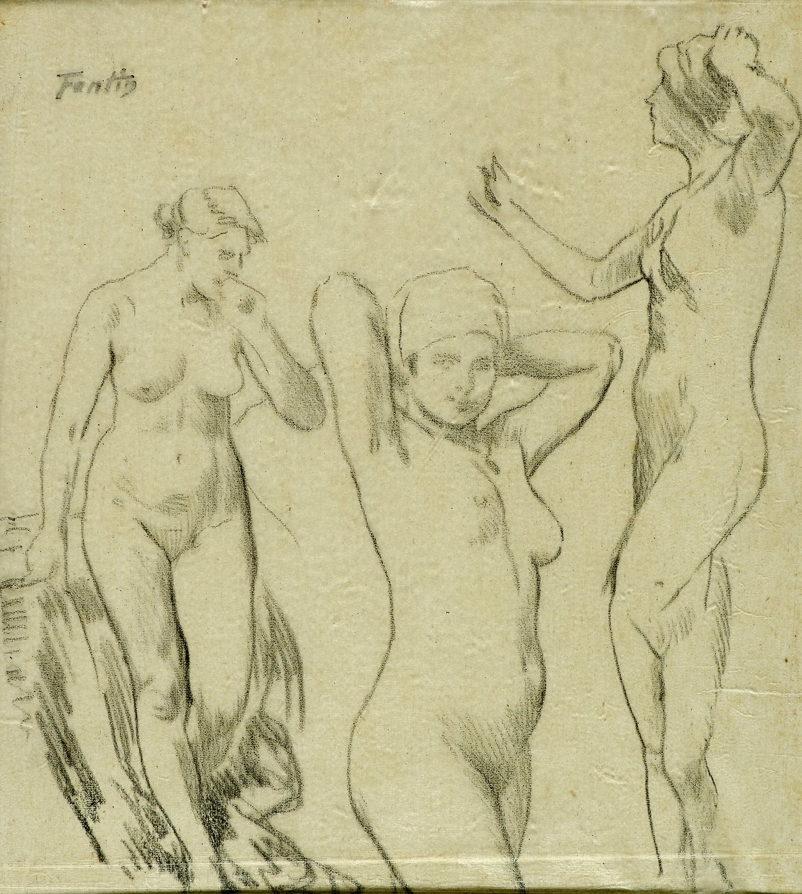 Studio [Nudi femminili] da Ignace Henri Jean Fantin Latour