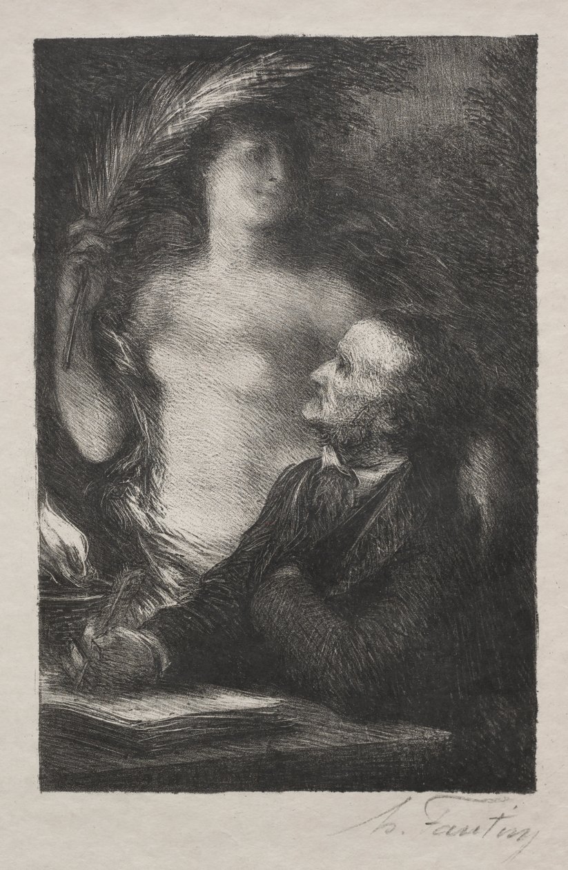 La Musa da Ignace Henri Jean Fantin Latour