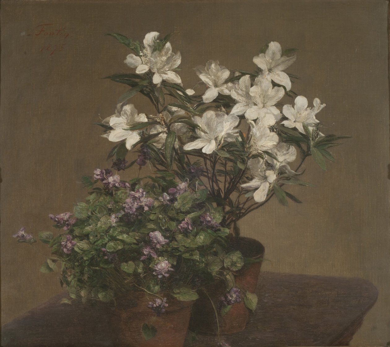 Viole e azalee da Henri Fantin Latour