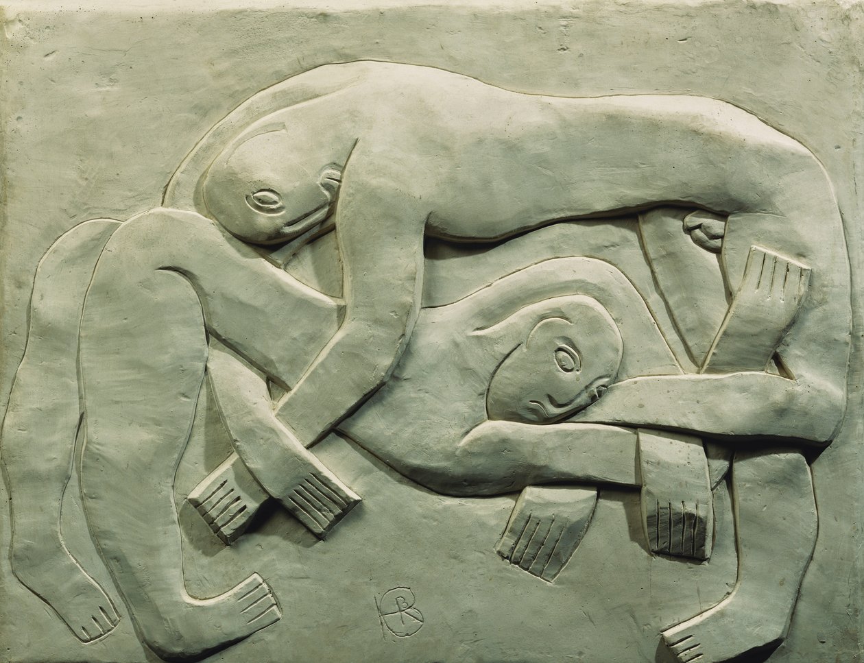 I lottatori da Henri Gaudier Brzeska