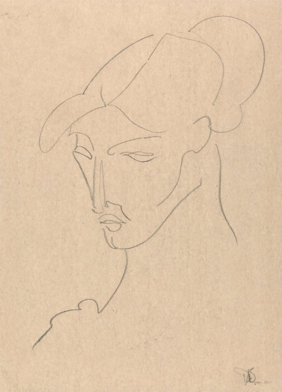 Ritratto di una donna da Henri Gaudier Brzeska