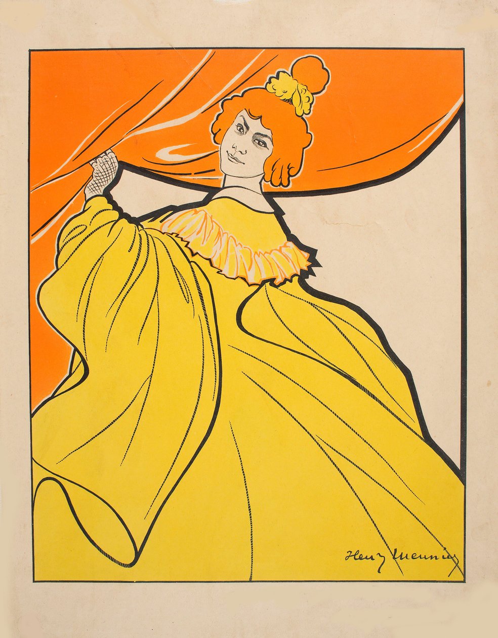Odette Dulac, c. 1900 da Henri Georges Meunier